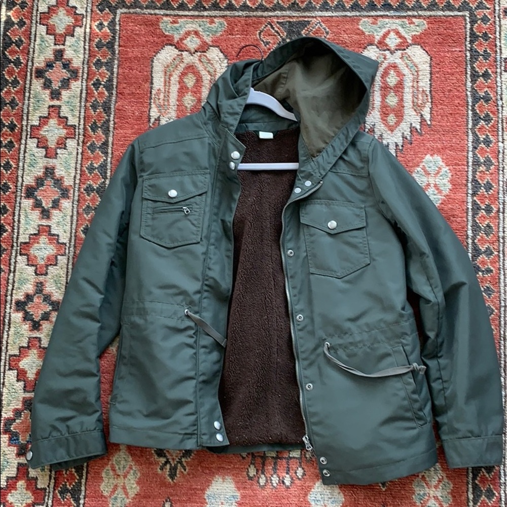 J Crew rain and snow jacket
